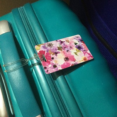 (NEW)  Enchanting Floral Chic Luggage Tag - LT152