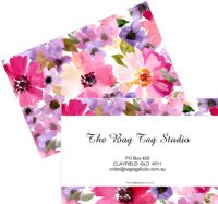 (NEW)  Enchanting Floral Chic Luggage Tag - LT152