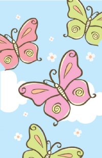 Butterfly Meadows Luggage Tag - LT120