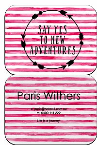 (NEW) Say YES to new Adventure (Pink) - LT174